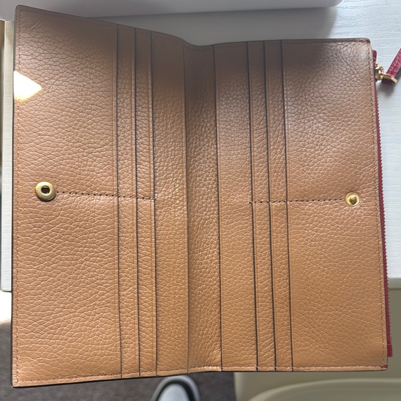 Tory Burch Red Leather Wallet - Picture 3 of 5